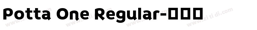Potta One Regular字体转换